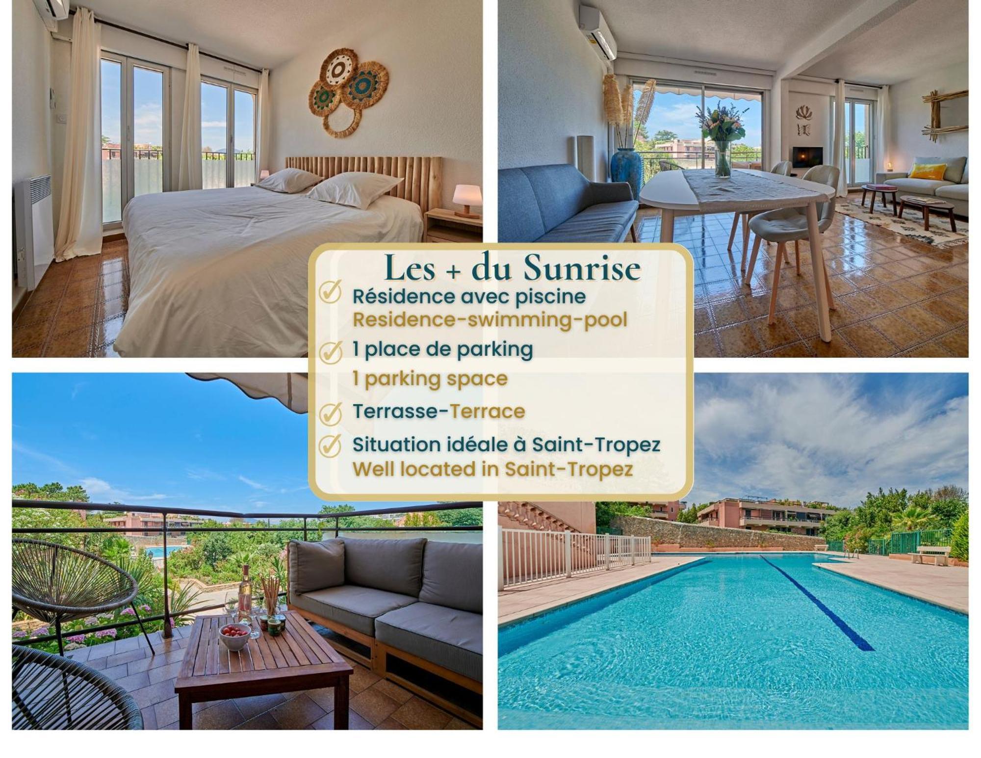 Sunrise -Swimming-Pool-Saint-Tropez Center-Parking Apartment Екстериор снимка